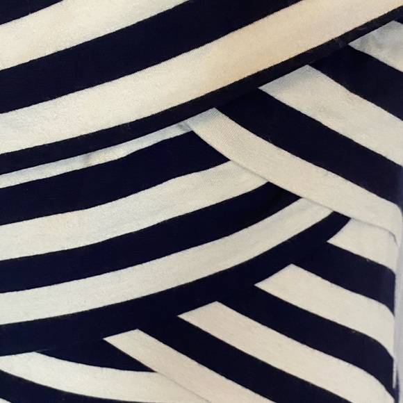 Artelier Nicole Miller USA made fitted dark navy blue/white dress - Picture 3 of 12